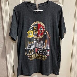 Las Vegas City of Champions Graphic Tee Size L